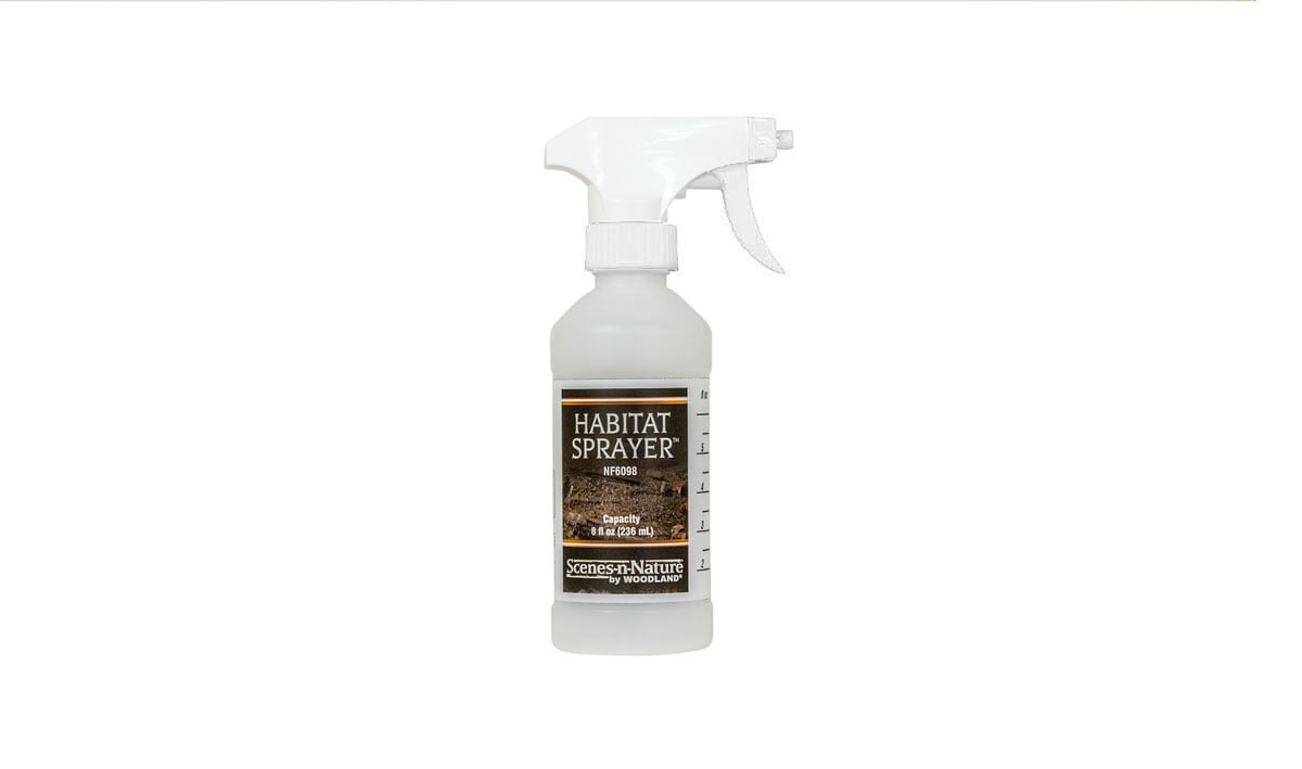 Habitat Sprayer<sup>™</sup>  - The Habitat Sprayer&trade; bottle is made of safe, durable plastic and comes with a spray head