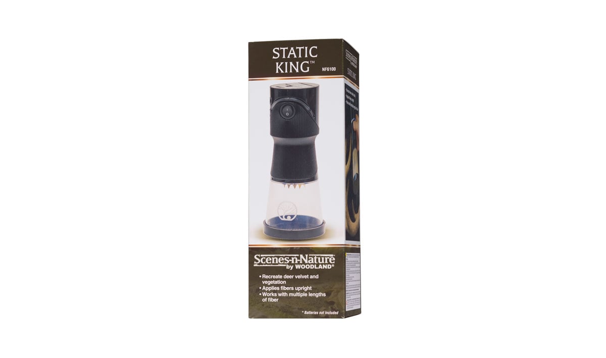 Static King<sup>®</sup> - The Static King makes it easy to model realistic antler velvet and plant life for taxidermy mounts, habitats or other displays